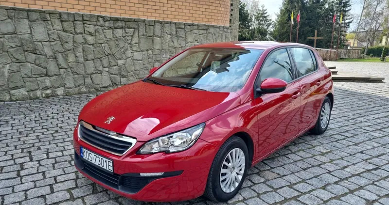 oświęcim Peugeot 308 cena 31900 przebieg: 112223, rok produkcji 2014 z Oświęcim